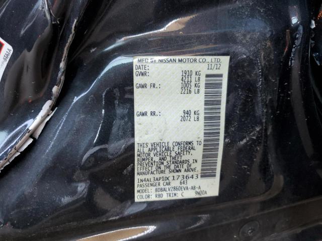 Photo 10 from auction – 2013 NISSAN ALTIMA 2.5 with VIN 1N4AL3AP1DC173643
