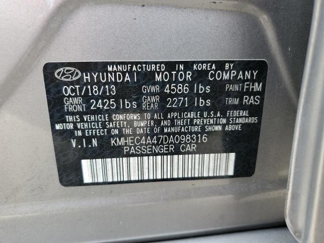 Photo 10 from auction – 2013 HYUNDAI SONATA HYB with VIN KMHEC4A47DA098316