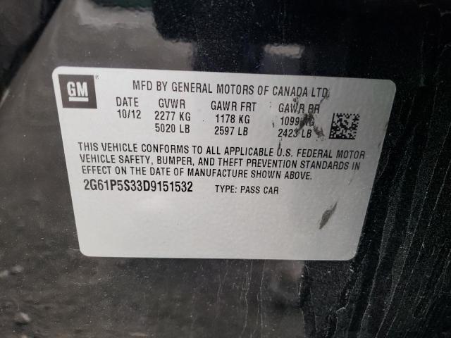 Photo 10 from auction – 2013 CADILLAC XTS LUXURY with VIN 2G61P5S33D9151532