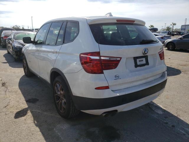 Photo 3 from auction – 2012 BMW X3 XDRIVE3 with VIN 5UXWX7C58CL975515
