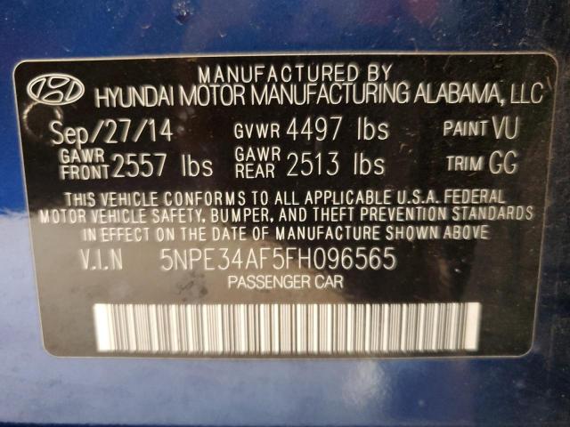 Photo 10 from auction – 2015 HYUNDAI SONATA SPO with VIN 5NPE34AF5FH096565
