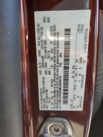 Photo 10 from auction – 2021 FORD ESCAPE SEL with VIN 1FMCU9H62MUA65019