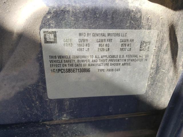 Photo 10 from auction – 2014 CHEVROLET CRUZE LT with VIN 1G1PC5SB5E7130896