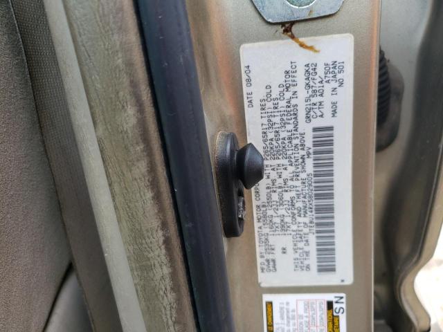 Photo 10 from auction – 2005 TOYOTA 4RUNNER SR with VIN JTEBU14RX58029005