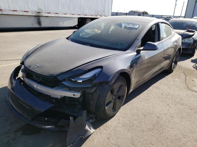 Photo 2 from auction – 2021 TESLA MODEL 3 with VIN 5YJ3E1EB6MF937313