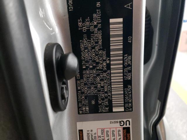 Photo 10 from auction – 2007 LEXUS GX 470 with VIN JTJBT20X770135136