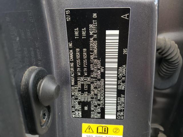 Photo 10 from auction – 2016 LEXUS RX 350 BAS with VIN 2T2BZMCA2GC009868