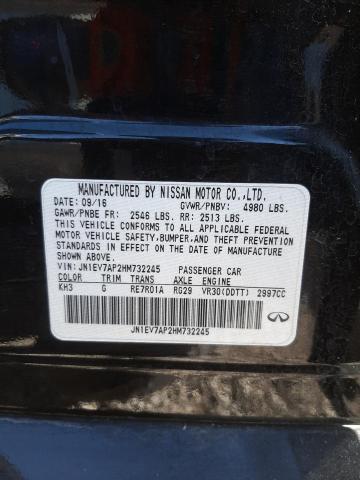 Photo 10 from auction – 2017 INFINITI Q50 PREMIU with VIN JN1EV7AP2HM732245