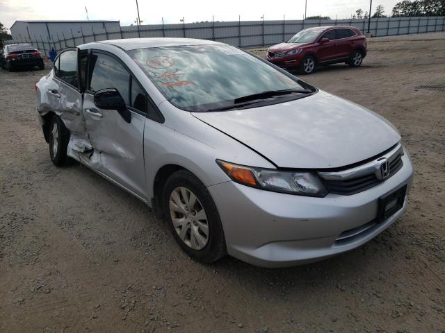 HONDA CIVIC LX 2012 with VIN 2HGFB2F58CH573457 - Photo from auction