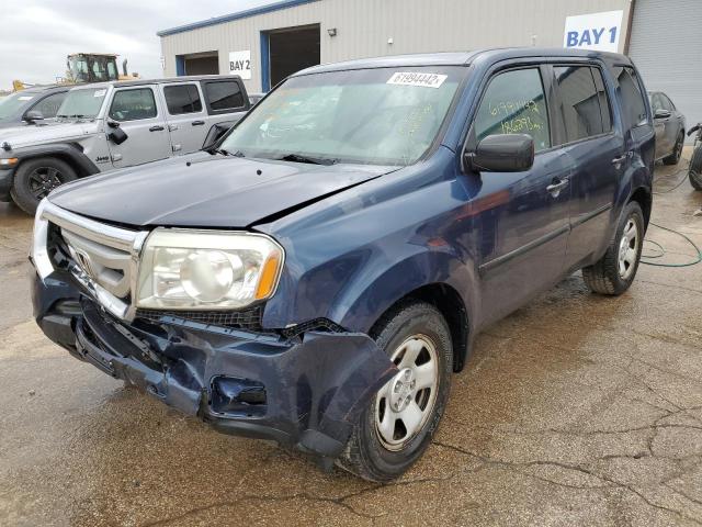 Foto 2 de la subasta – 2011 HONDA PILOT LX con VIN 5FNYF4H21BB022446