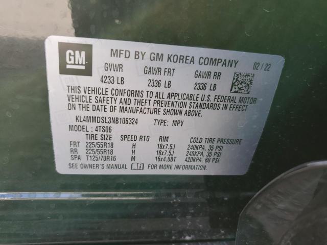 Photo 10 from auction – 2022 BUICK ENCORE GX with VIN KL4MMDSL3NB106324