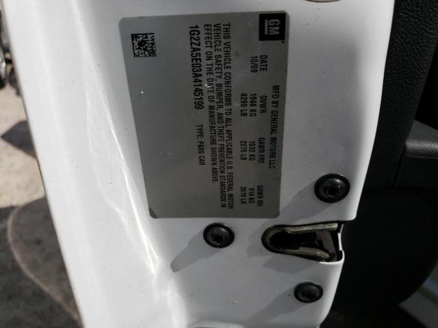 Photo 10 from auction – 2010 PONTIAC G6 with VIN 1G2ZA5E03A4145199