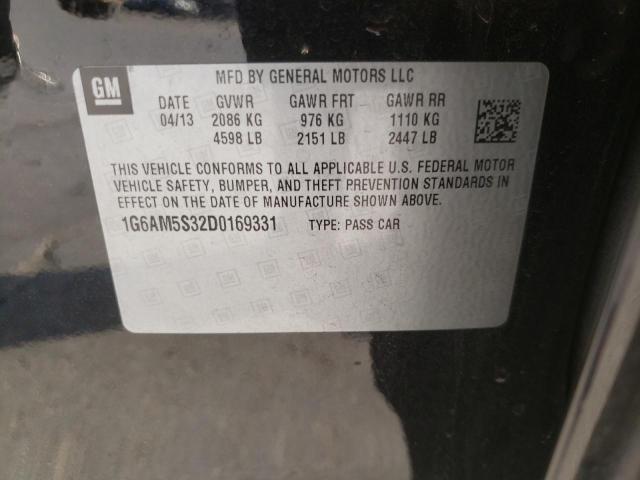 Photo 10 from auction – 2013 CADILLAC ATS with VIN 1G6AM5S32D0169331