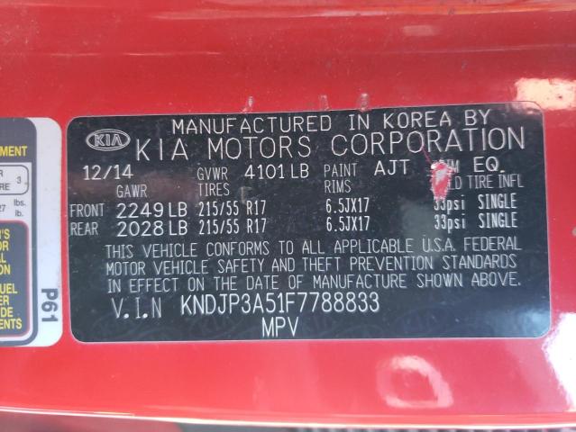 Photo 10 from auction – 2015 KIA SOUL + with VIN KNDJP3A51F7788833
