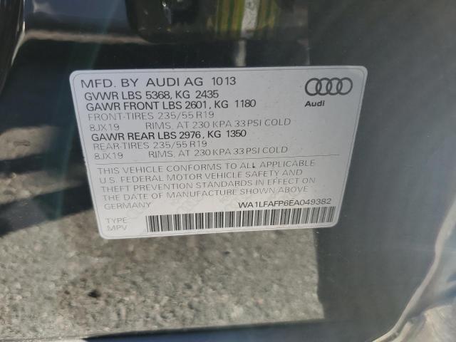 Photo 10 from auction – 2014 AUDI Q5 PREMIUM with VIN WA1LFAFP6EA049382