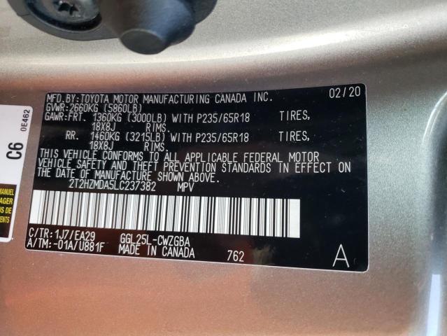 Photo 10 from auction – 2020 LEXUS RX 350 with VIN 2T2HZMDA5LC237382