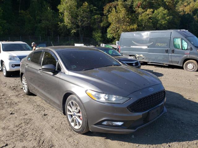 FORD FUSION SE 2017 with VIN 3FA6P0HD9HR357854 - Photo from auction