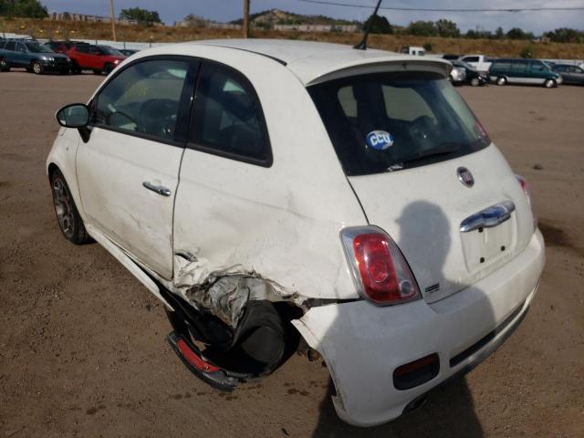 Photo 3 from auction – 2015 FIAT 500 with VIN 3C3CFFBR3FT609903