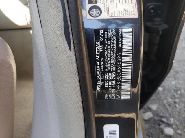 Photo 10 from auction – 2012 MERCEDES-BENZ E 350 4MAT with VIN WDDHF8JB8CA596396