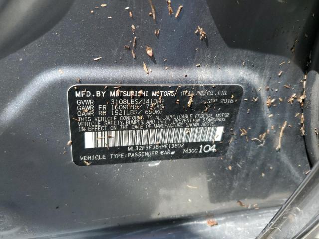 Photo 10 from auction – 2017 MITSUBISHI MIRAGE G4 with VIN ML32F3FJ8HHF13802
