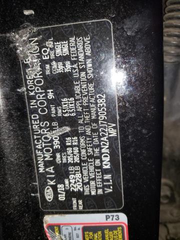 Photo 10 from auction – 2018 KIA SOUL with VIN KNDJN2A22J7905382