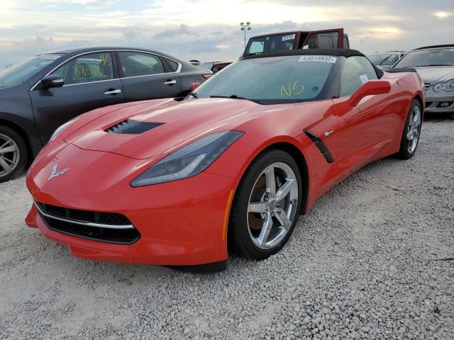 Photo 2 from auction – 2014 CHEVROLET CORVETTE S with VIN 1G1YD3D76E5127659