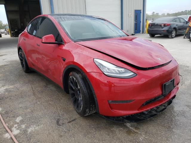 TESLA MODEL Y 2022 with VIN 7SAYGDEE1NF480541 - Photo from auction