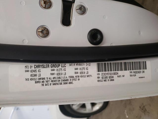 Photo 10 from auction – 2012 DODGE CHALLENGER with VIN 2C3CDYBTXCH186934