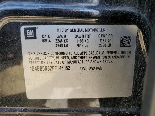 Photo 10 from auction – 2015 BUICK LACROSSE with VIN 1G4GB5G32FF146052