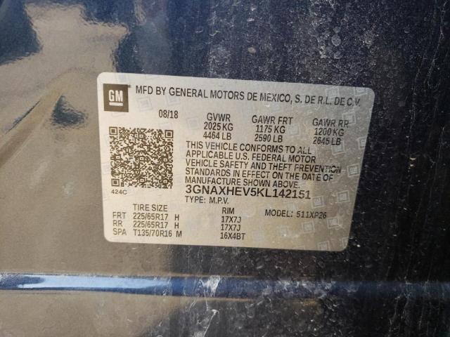 Photo 10 from auction – 2019 CHEVROLET EQUINOX LS with VIN 3GNAXHEV5KL142151