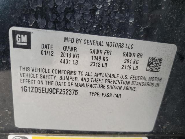 Photo 10 from auction – 2012 CHEVROLET MALIBU 2LT with VIN 1G1ZD5EU9CF252375