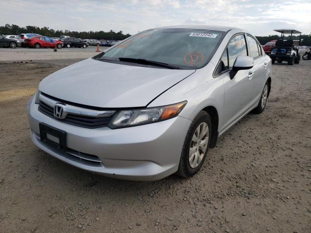 Photo 2 from auction – 2012 HONDA CIVIC LX with VIN 2HGFB2F58CH573457