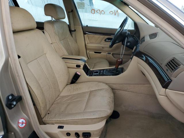 Photo 5 from auction – 2001 BMW 740 IL with VIN WBAGH83421DP24378