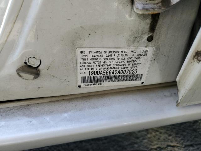 Photo 10 from auction – 2002 ACURA TL with VIN 19UUA56642A007023
