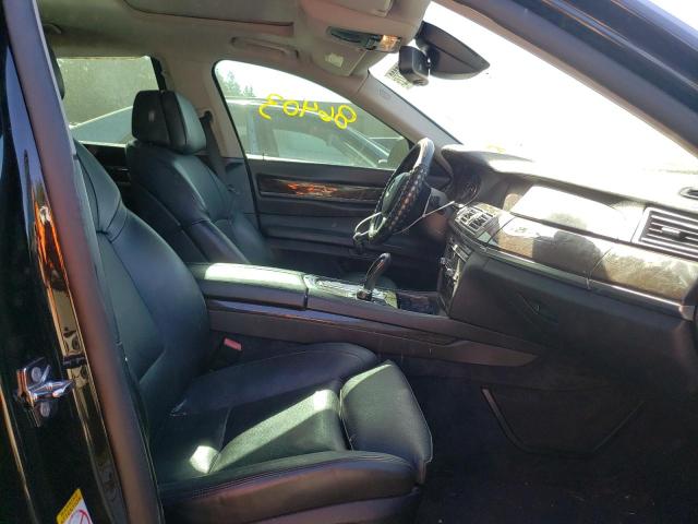 Photo 5 from auction – 2009 BMW 750 I with VIN WBAKA835X9CY33759