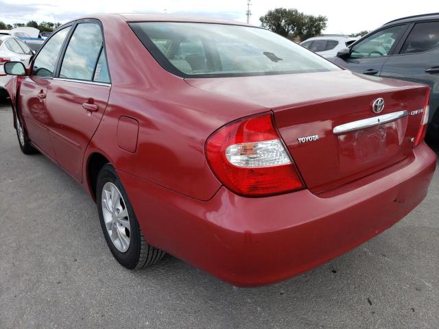 Photo 3 from auction – 2004 TOYOTA CAMRY LE with VIN 4T1BF32K44U584940