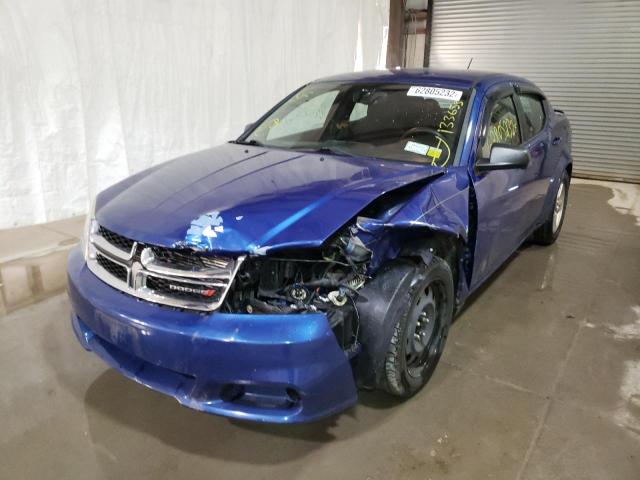 Photo 2 from auction – 2013 DODGE AVENGER SE with VIN 1C3CDZAG1DN710703