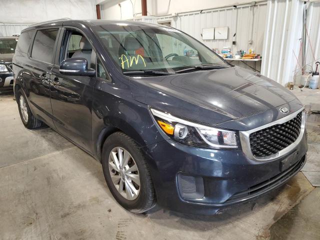KIA SEDONA LX 2015 with VIN KNDMB5C18F6064628 - Photo from auction