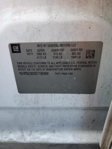 Photo 10 from auction – 2012 CHEVROLET CRUZE LT with VIN 1G1PG5SC8C7186468