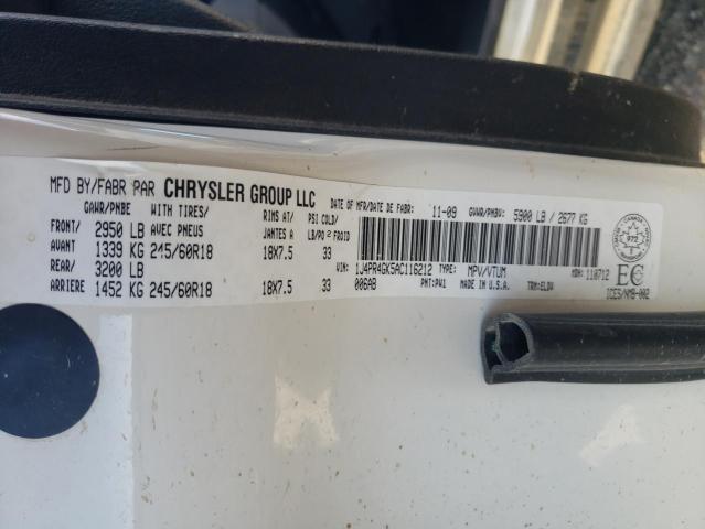 Photo 10 from auction – 2010 JEEP GRAND CHER with VIN 1J4PR4GK5AC116212