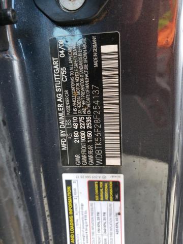 Photo 10 from auction – 2008 MERCEDES-BENZ CLK 350 with VIN WDBTK56F28F254137