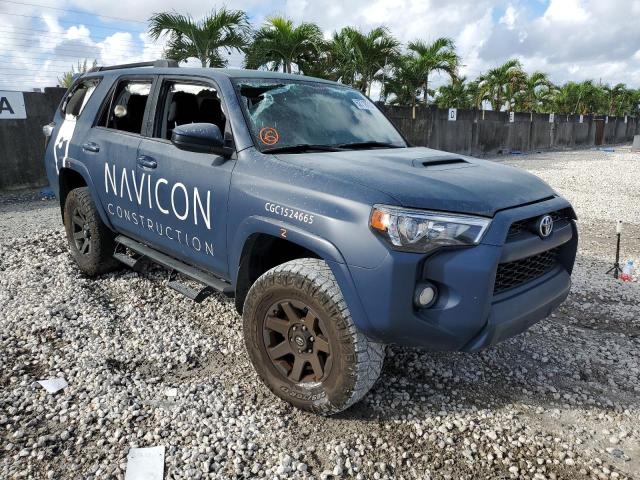 TOYOTA 4RUNNER SR 2019 with VIN JTEBU5JR6K5625656 - Photo from auction