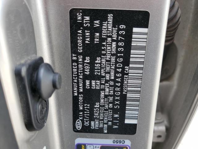 Photo 10 from auction – 2013 KIA OPTIMA SX with VIN 5XXGR4A64DG138739