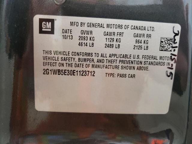 Photo 10 from auction – 2014 CHEVROLET IMPALA LIM with VIN 2G1WB5E30E1123712