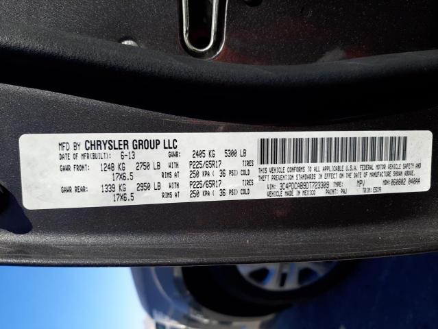 Photo 10 from auction – 2013 DODGE JOURNEY SE with VIN 3C4PDCAB9DT723309