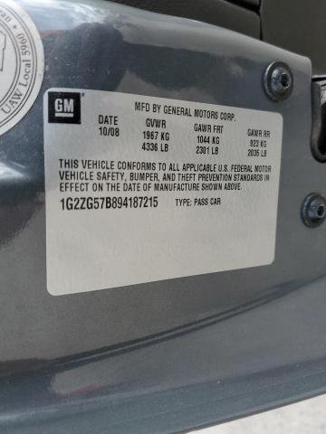 Photo 10 from auction – 2009 PONTIAC G6 with VIN 1G2ZG57B894187215