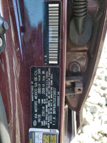 Photo 10 from auction – 2018 KIA FORTE LX with VIN 3KPFK4A73JE258917