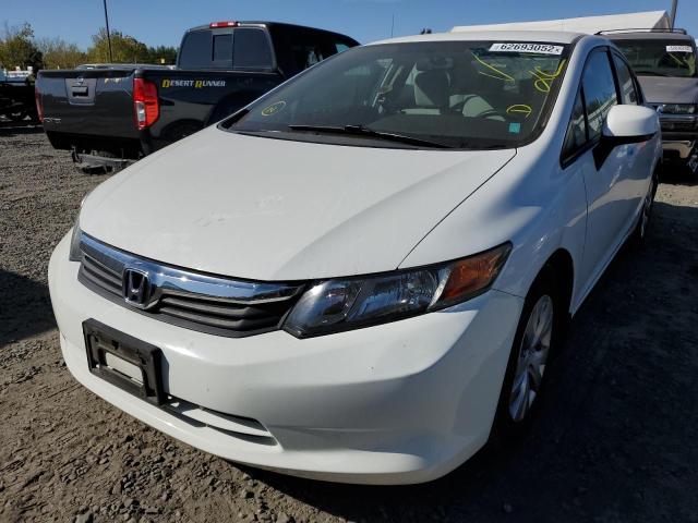 Photo 2 from auction – 2012 HONDA CIVIC LX with VIN 19XFB2F50CE392430