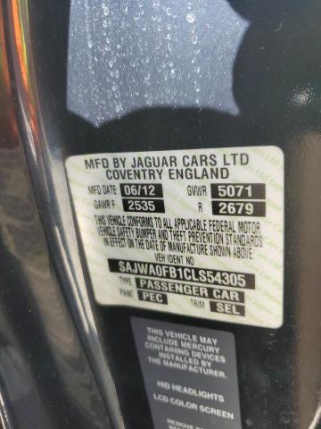 Photo 10 from auction – 2012 JAGUAR XF with VIN SAJWA0FB1CLS54305