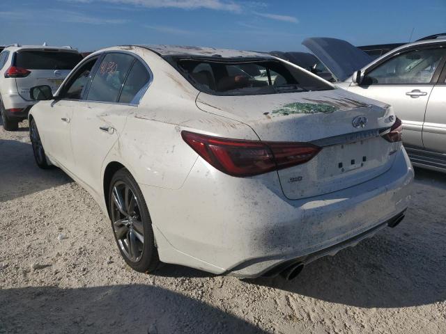 Photo 3 from auction – 2021 INFINITI Q50 SENSOR with VIN JN1EV7CR3MM754585